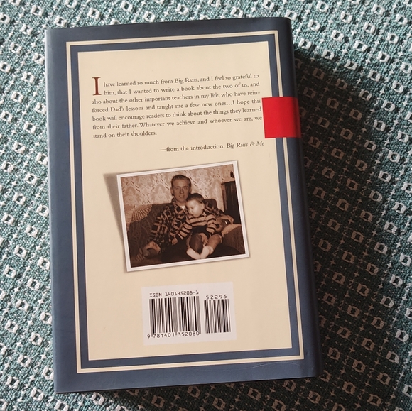 Big Russ & Me Father and Son: Lessons Life Tim Russert Hardcover Book NWT - Picture 2 of 4